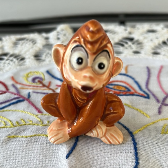 Disney Abu Aladdin Figurine - Vintage Ceramic - Picture 2 of 9